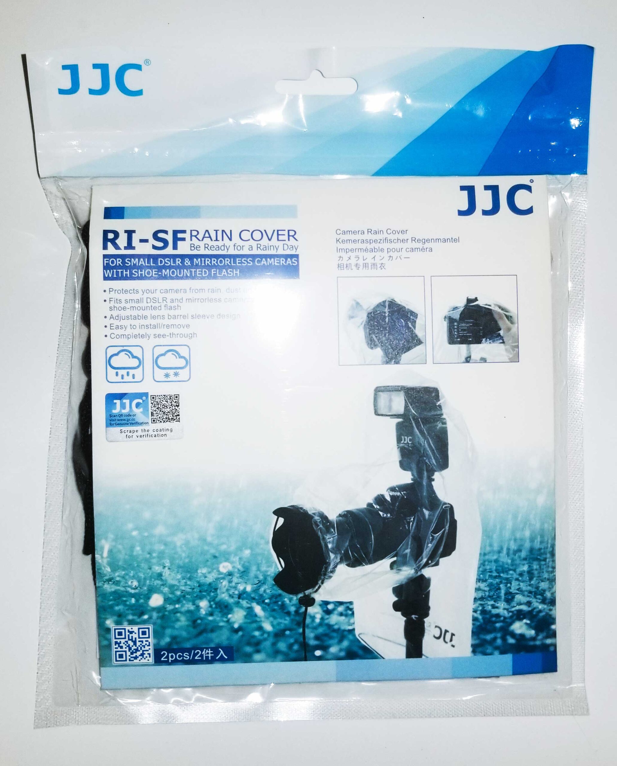 ヌーンストアJJC カメラレインカバー RI-5 2枚入り JJC-RI-5